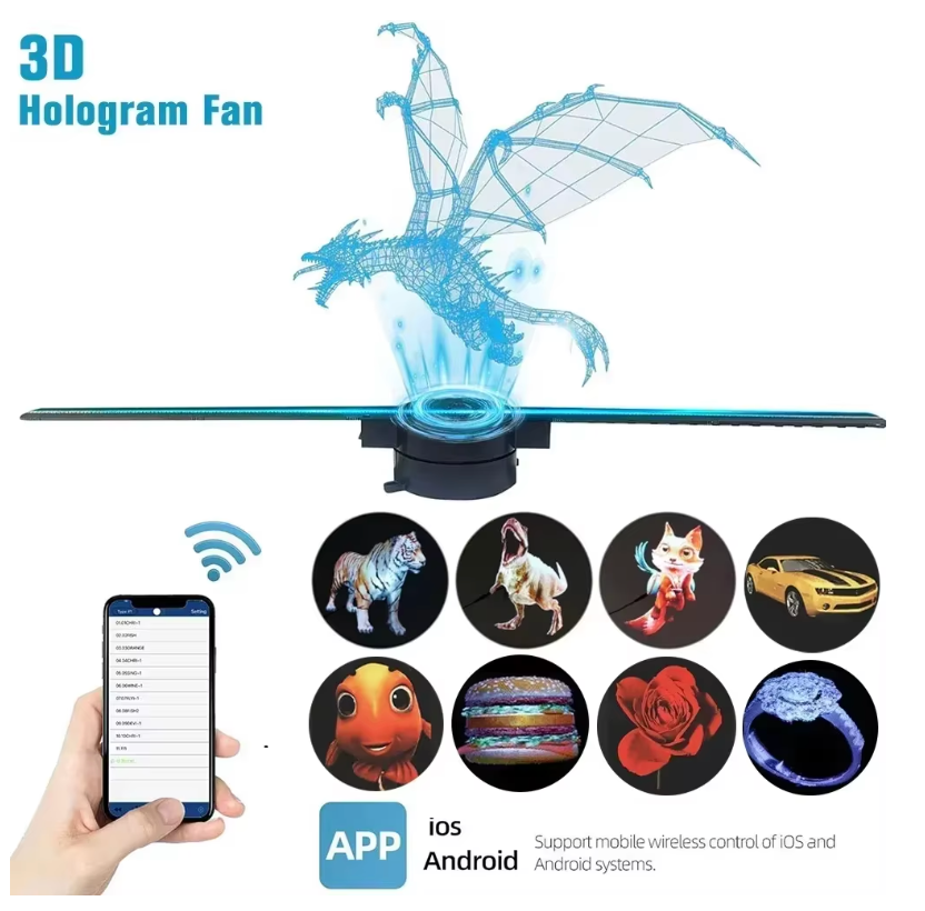 HoloSpin™ WiFi 3D Hologram Fan Display